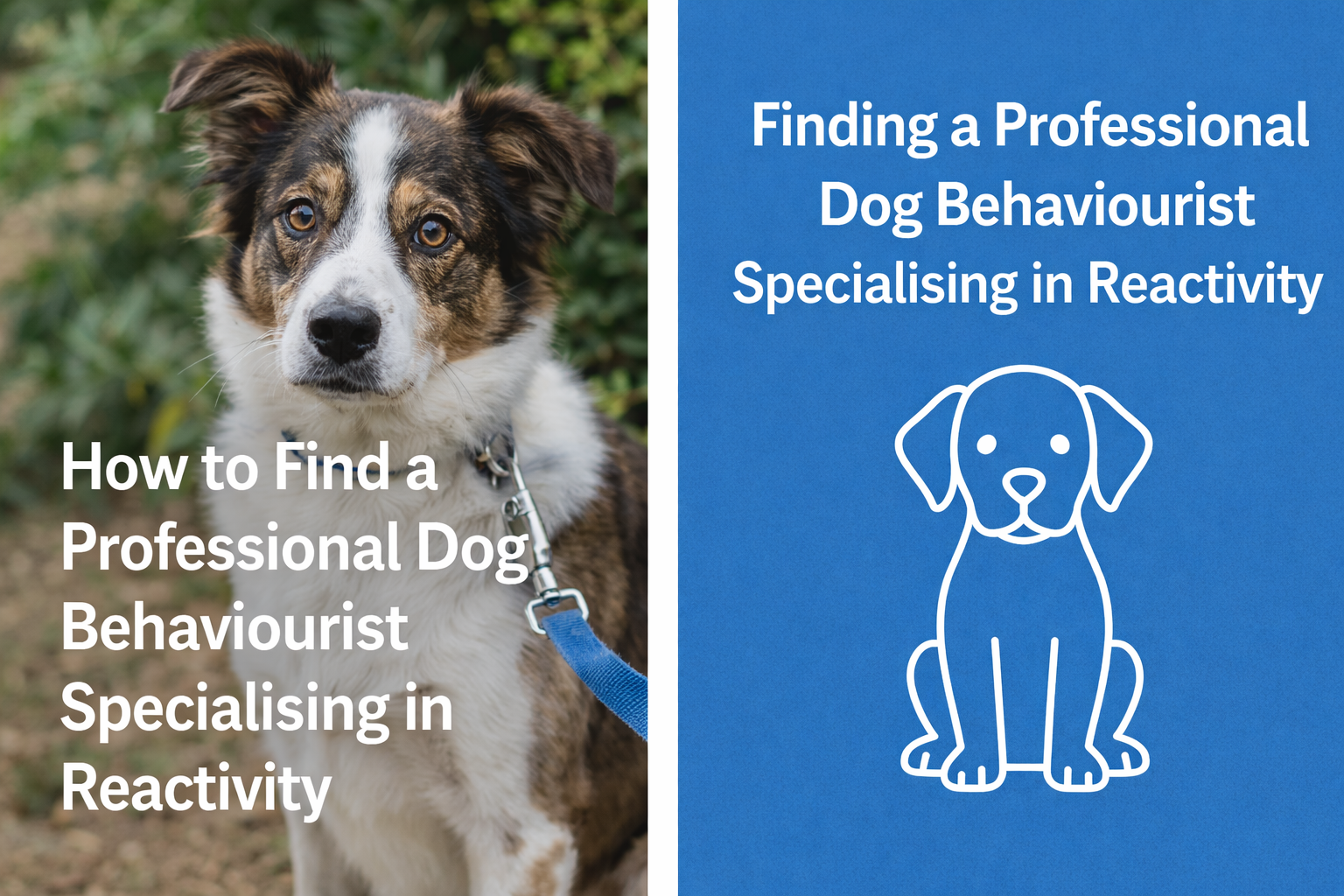how to find a professional dog behaviourist specialising in reactivity