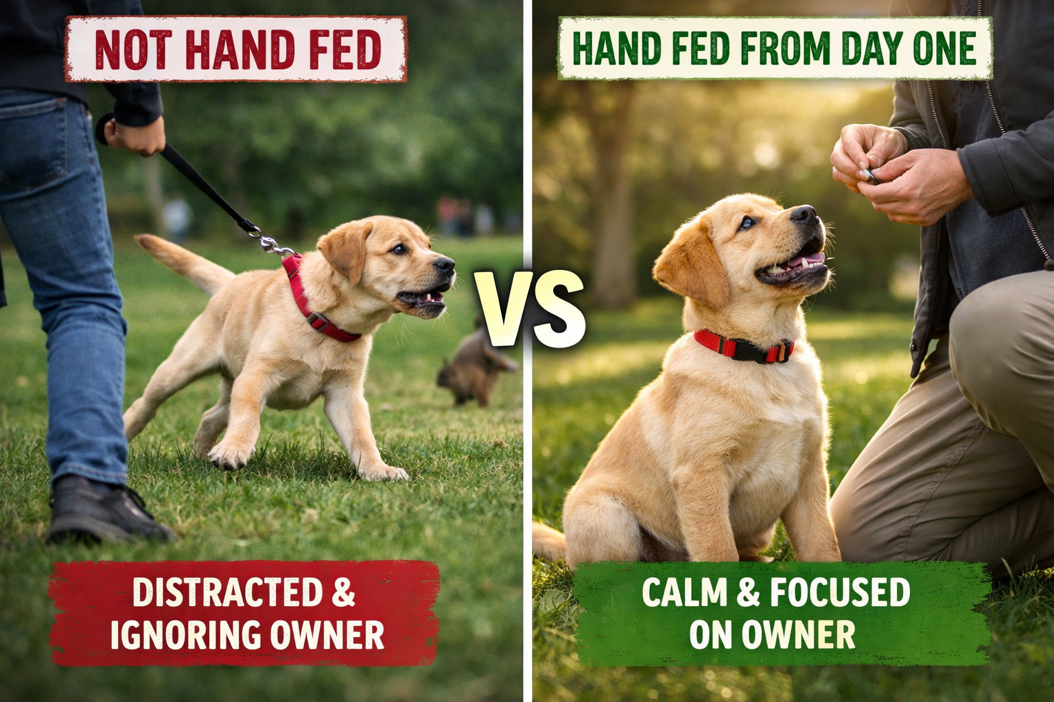 Why Every New Puppy Owner Should Hand Feed